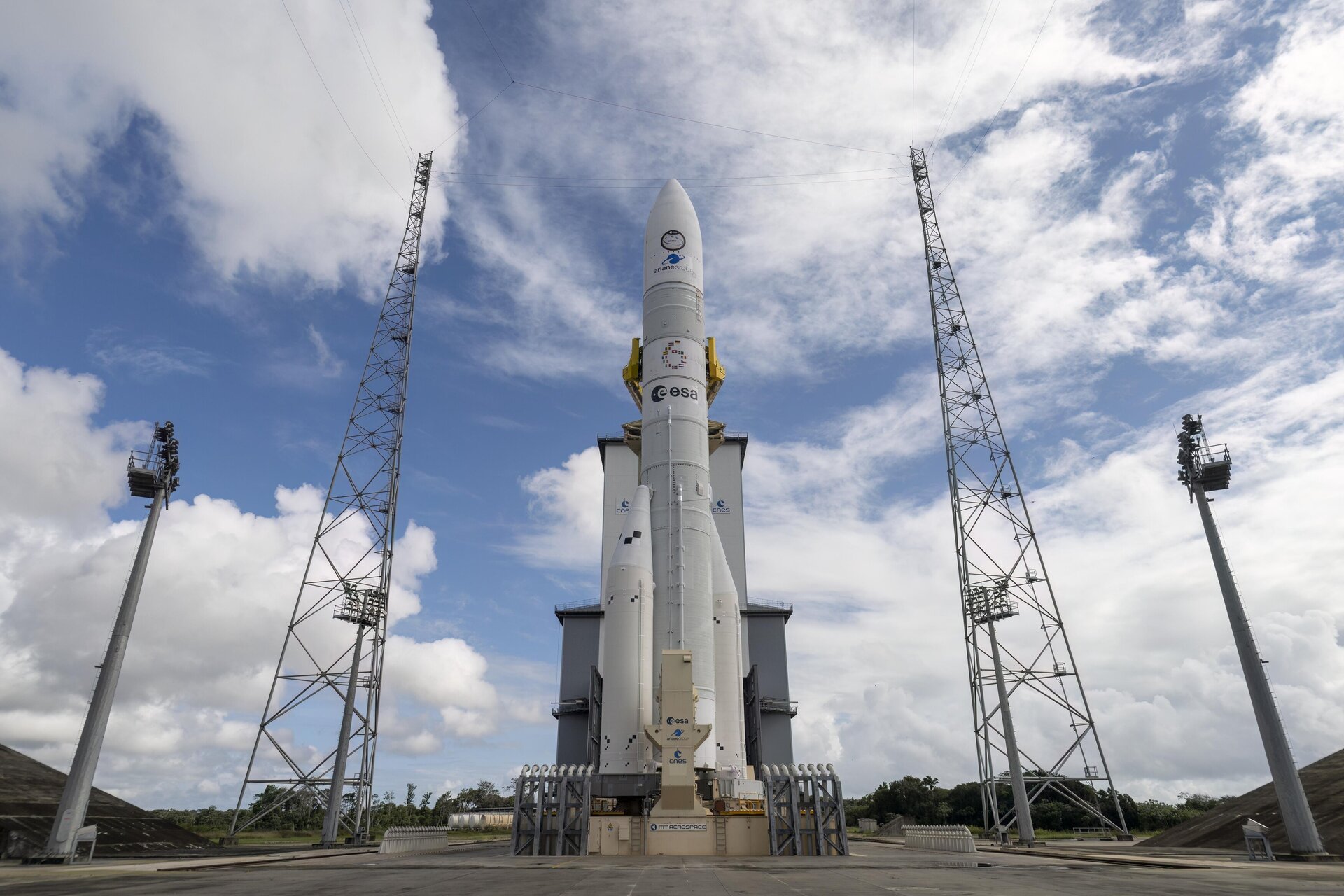 Ariane 6 before wet dress rehearsal